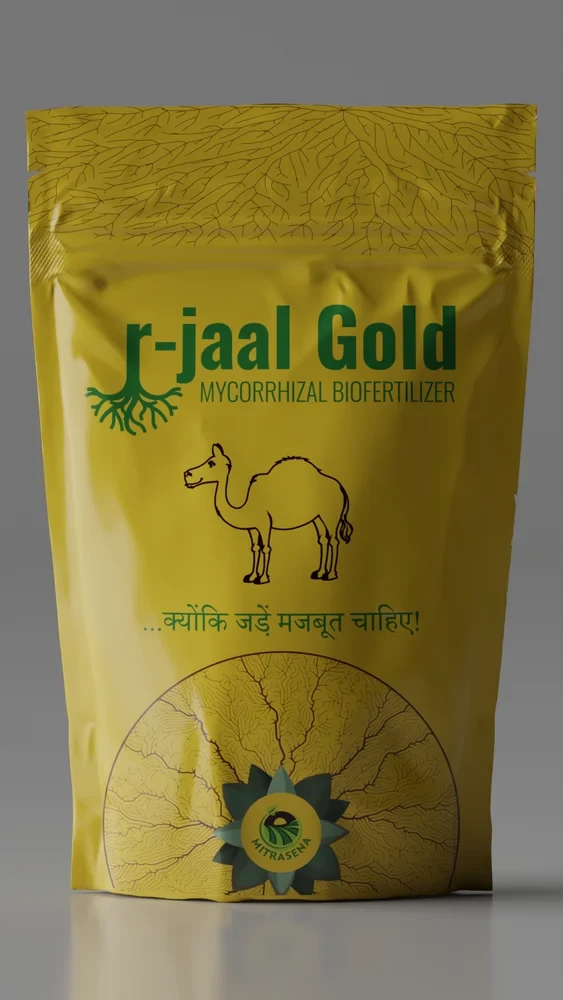 Powder 200 gm R Jaal Gold Water Soluble Mycorrhizal Bio Fertilizer, Packaging Type: Packet