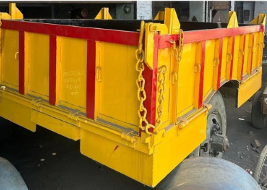 Mild Steel MS Hydraulic Tractor Trailer, For Agriculture