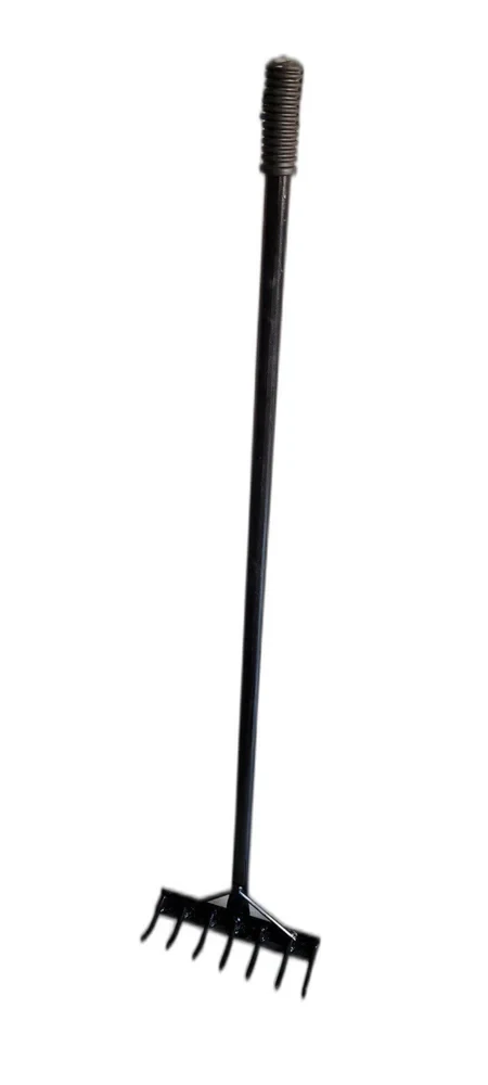 7 Teeth High Carbon Steel Garden Rake, For Gardening