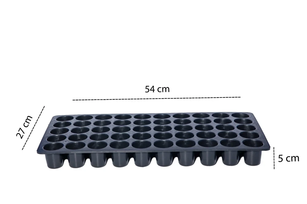 Plastic HIPS 50 cavity seedling tray, Size: 1.5mm, 1.5 Mm