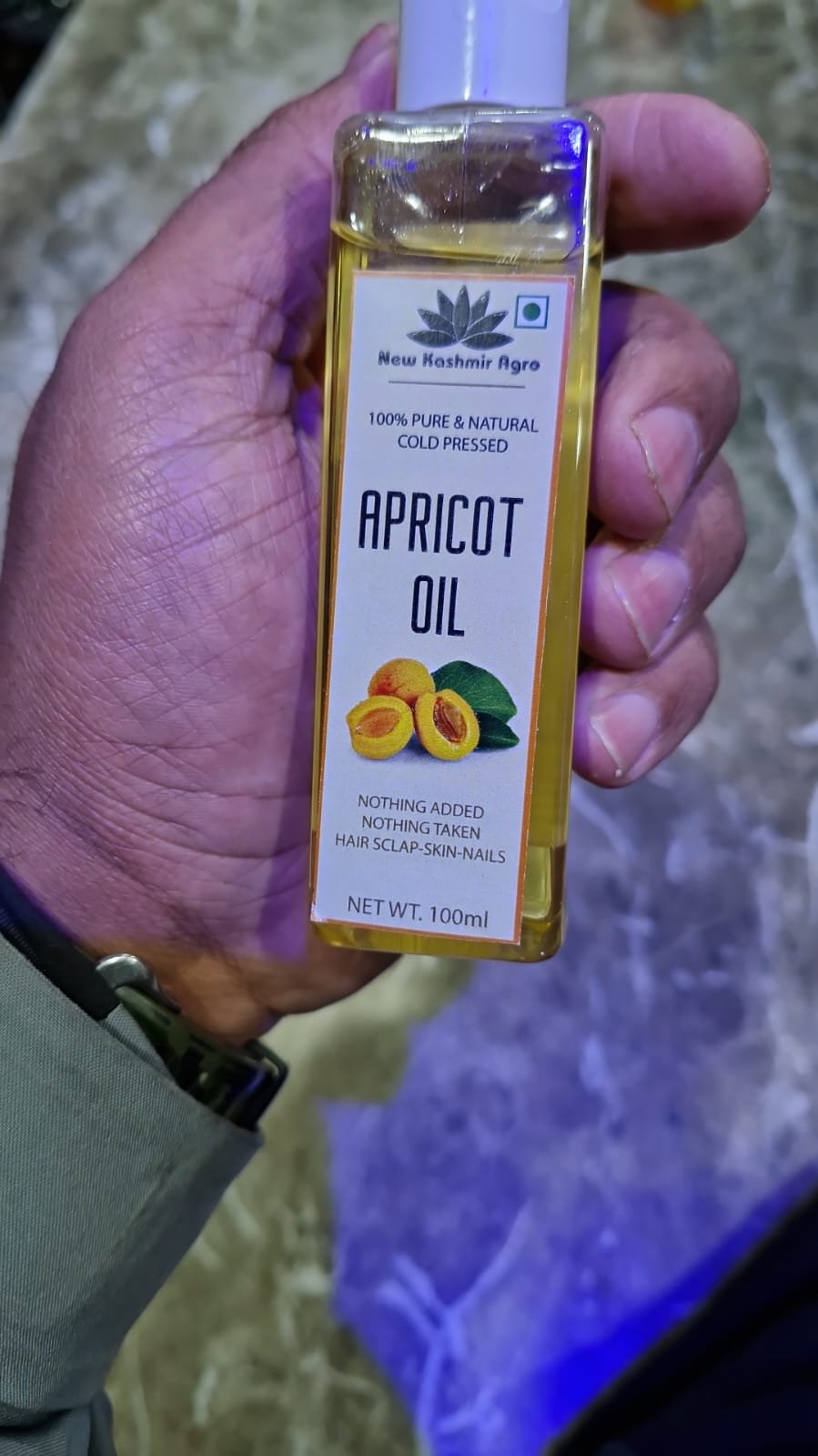 Apricot oil